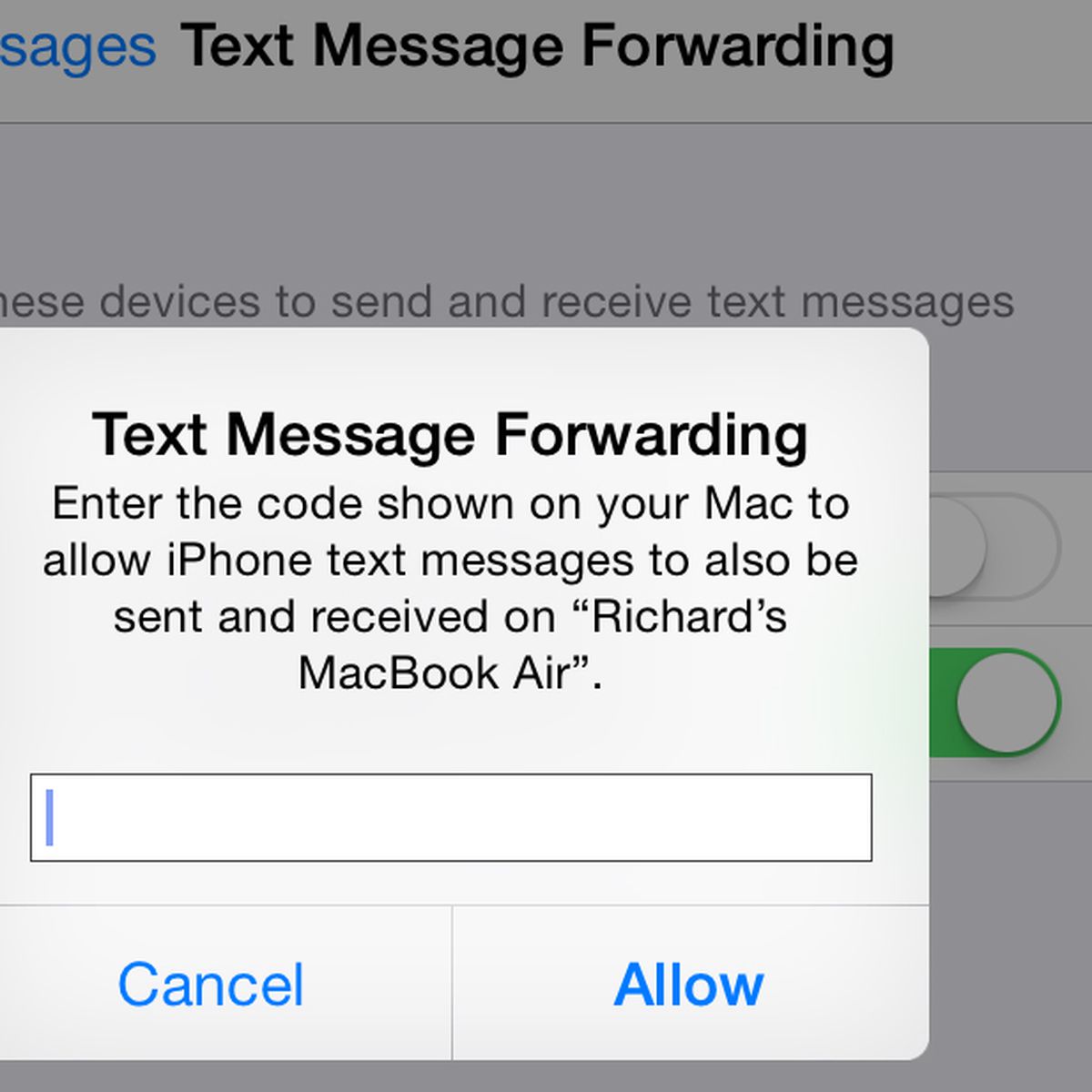 text messange for mac